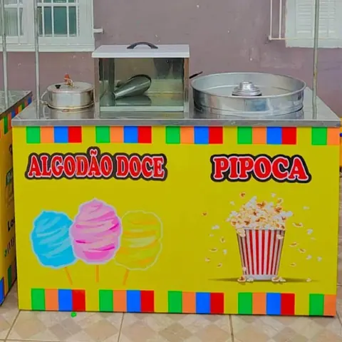 Locação de Barraca Pipoca Algodão Doce em Praia Grande